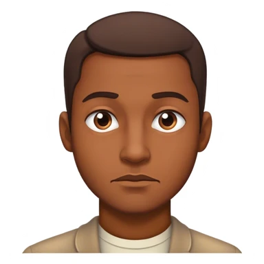 Male giving side eye  sticker