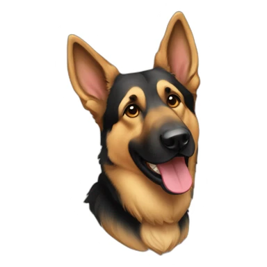 Berger allemand sticker