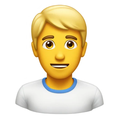 Guy who likes to smell salt sticker