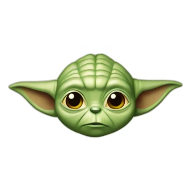 Peaking yoda sticker