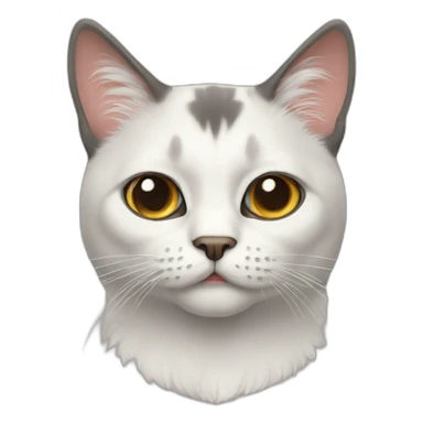 Cat-with-moustache sticker