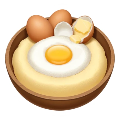 baking ingredients ready for preparation sticker