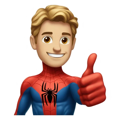 Spider-Man give me the thumbs up sticker