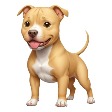 Playing blonde pitbull sticker