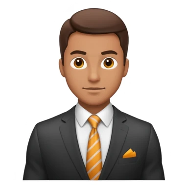 добавь также спортивное тело в крутом деловом костюме  sticker