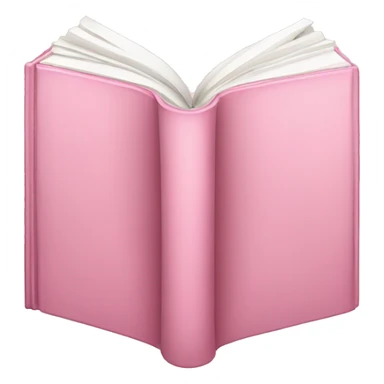 light-pink book opened sticker