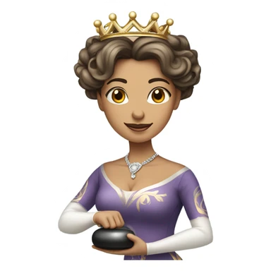 Curling Queen VIP sticker