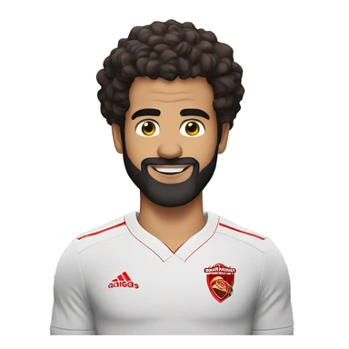 Mohamed Salah qui rigole sticker