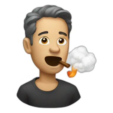 emoji-qui-fume sticker