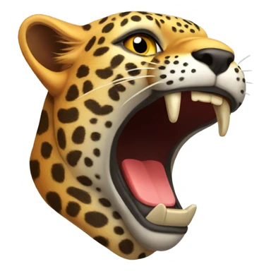 volcano leopard sticker