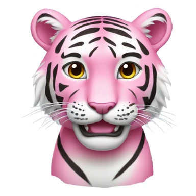 Pink tiger sticker