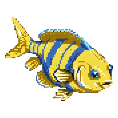 Flounder from The Little Mermaid sticker