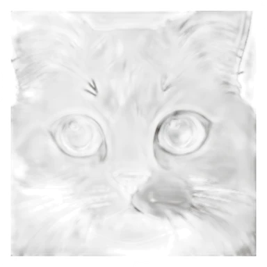 Fat ragdoll cat blue eyes sticker