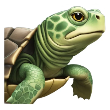 Elon musk is a turtle sticker