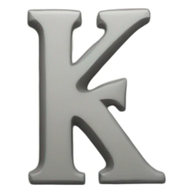 lettre K sticker