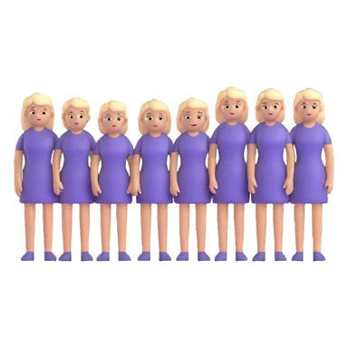 five white people standing together in a team sticker