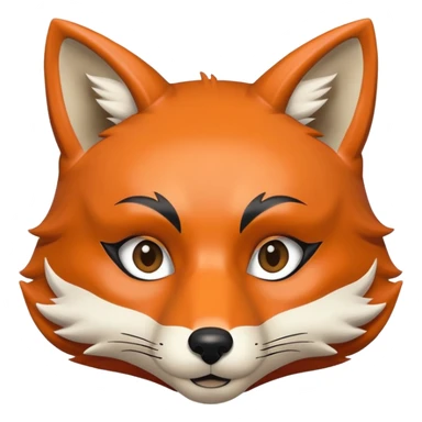 Questionable seller in mask fox sticker