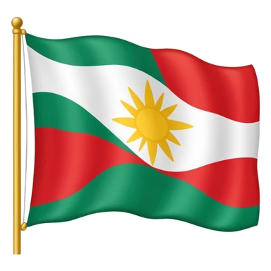 Khabarovsk Krai flag simple design sticker