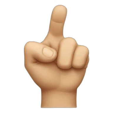 pointing finger at me sticker