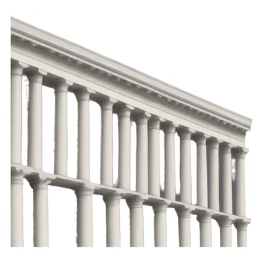 A row of columns sticker