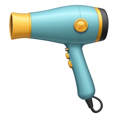 hair dryer sticker