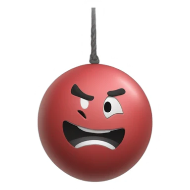 Punching ball sticker