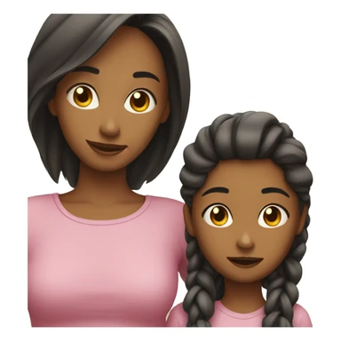 Dad mom daughter sticker