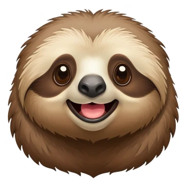 Spunky sloth sticker