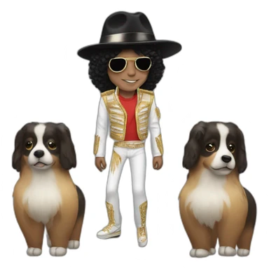 Michael Jackson on lama sticker