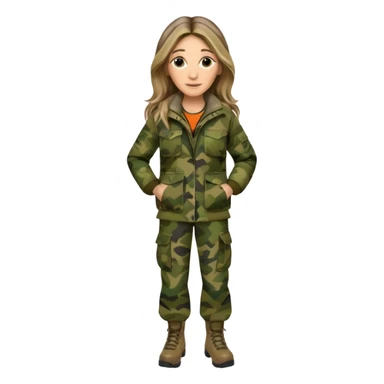 Sarah jessica Parker in camo hunting clothes sticker