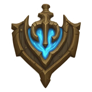 a warcraft inspired guild logo sticker