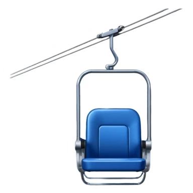 darkblue chairlift with the word: Lenk on it sticker