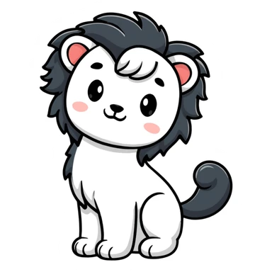 Mane holding himself sticker