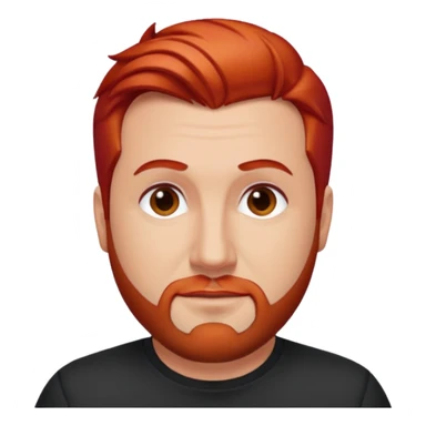 Joey Fatone with red hair sticker