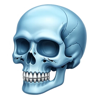 Caveira de cristal sticker