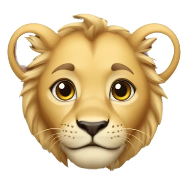 lion cub sticker