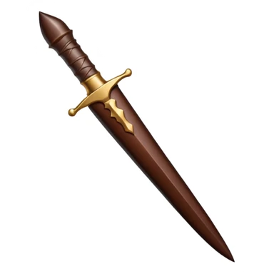 chocolate dagger sticker