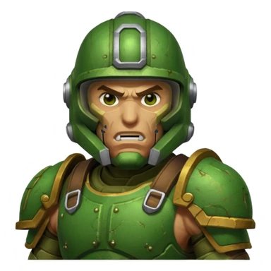 Doomslayer from Doom 2016 sticker