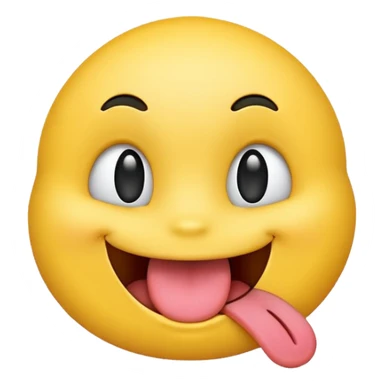 Emoji sacando la lengua sticker