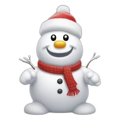 michelin man christmas snowman sticker