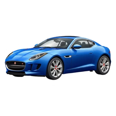 Jaguar F-Type Portofino Blue Coupe sticker