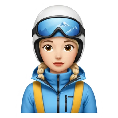 Woman Skiing, Matterhorn sticker