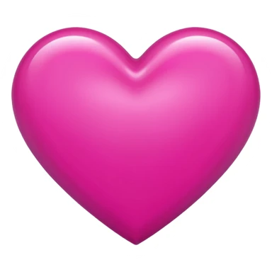 fuschia heart sticker