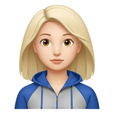 woman walks in a tracksuit   sticker