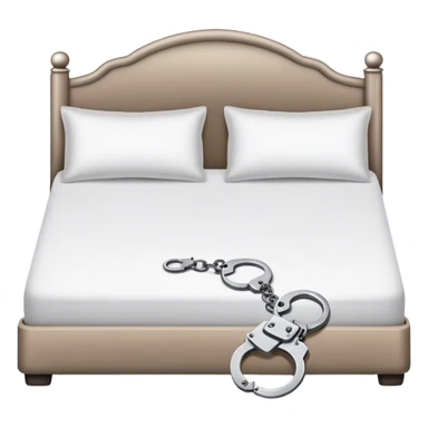 Handcuffs to bed sticker