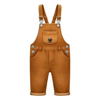 Corduroy overalls sticker
