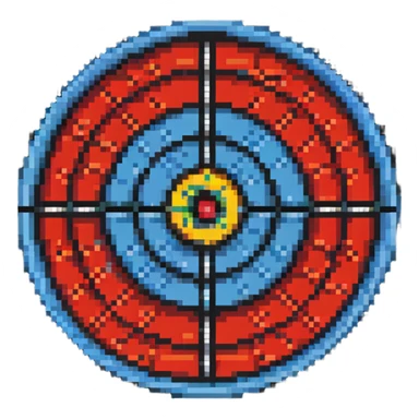 dart target bullseye sticker