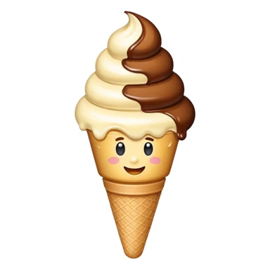 emoji vanille sticker