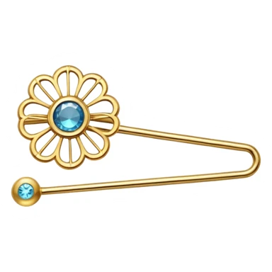 gold hairpin



 sticker