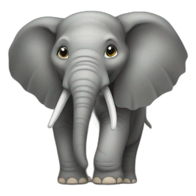 Éléphant qui fumz sticker